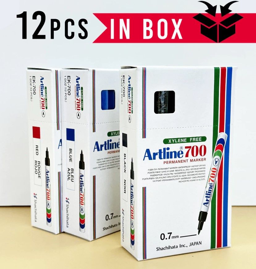 ARTLINE 700 PERMANENT MARKER 0.7MM (12 PCS IN BOX)