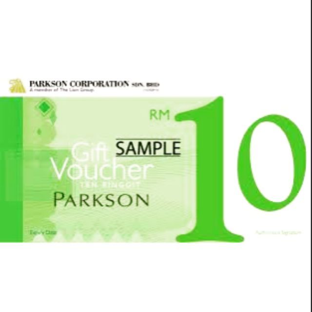 Parkson Voucher RM10