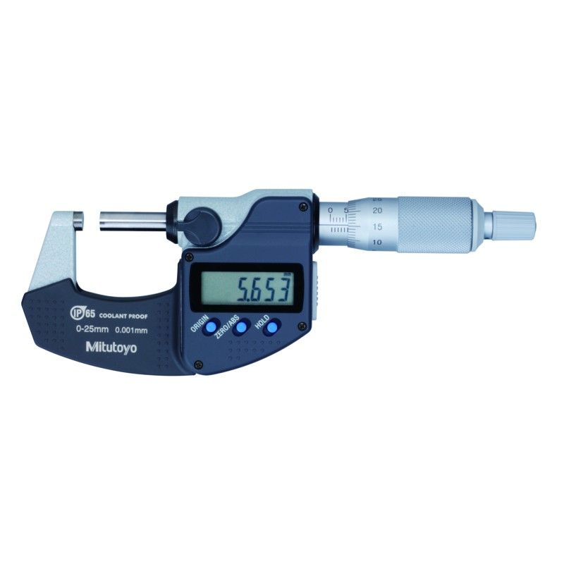 MITUTOYO 0-25mm Digital Outside Micrometer with Output