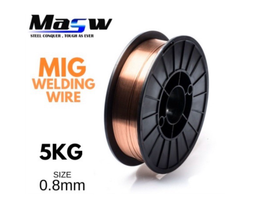 MASW 0.8MM MIG/MAG WELDING WIRE / CO2 WIRE / WELDING ROD (5KG)
