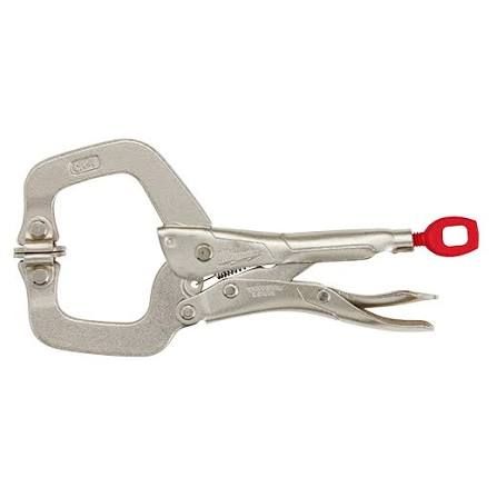 Milwaukee 6" (150mm) TORQUE LOCK™ Locking C-Clamp Swivel Jaws 48-22-3522