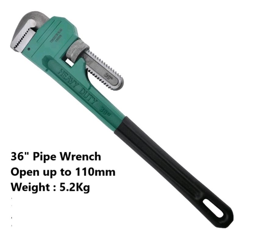 Pipe wrench Heavy Duty Adjustable Pipe Wrench 36"