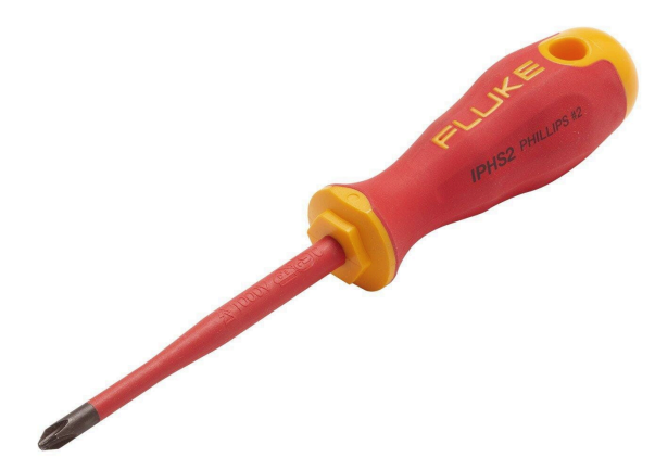 Fluke INSHT IPHS2 Iphs2,insulated Phillips Screwdriver #2, 4 In, 100 Mm, 1000v