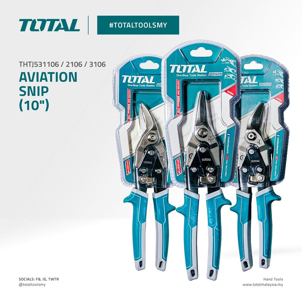 TOTAL AVIATION SNIP (10"/LEFT/RIGHT/STRAIGHT) THTJ531106/THTJ532106/THTJ533106