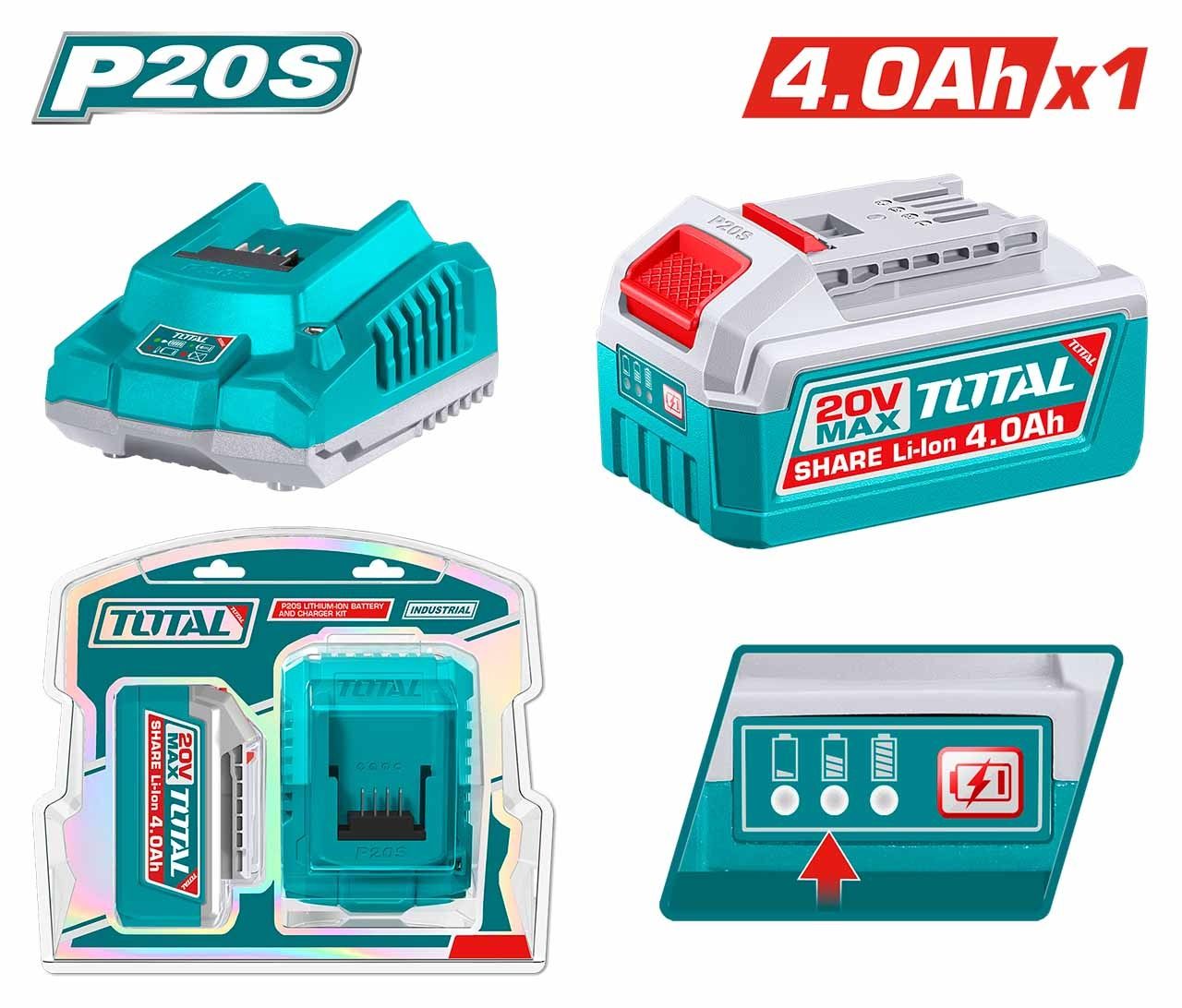 TFBCPK1012 Li-ion Battery & Charger Kit