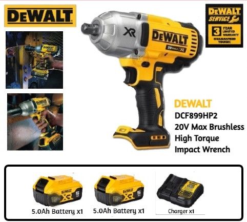 DEWALT DCF899HP2-KR 20V High Torque Impact Wrench Brushless 1/2