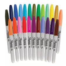 PERMANENT MARKER SHARPIE FINE COLOUR