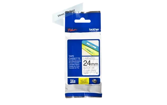 Brother TZe-151 Black on Clear (24mm) Tapes