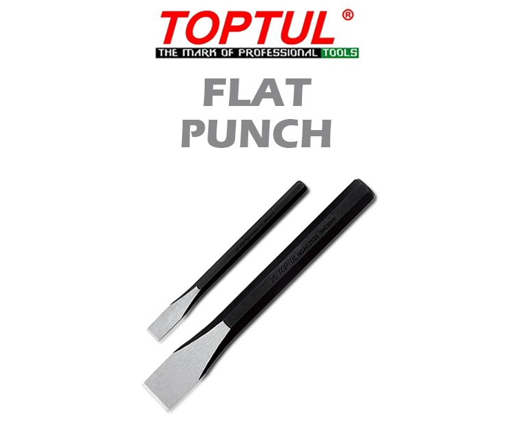 TOPTUL FLAT PUNCH - HCAB SERIES