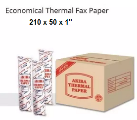 AKIRA THERMAL FAX ROLL 210 X 50 X 1″