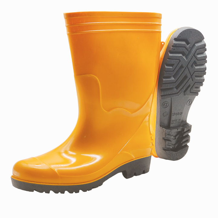 Kasut PVC Rubber Rain Boot Waterproof Anti-Slip