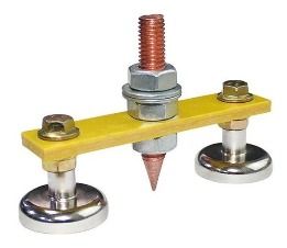 Welding Machine Ground Connector Magnetic - Double Head