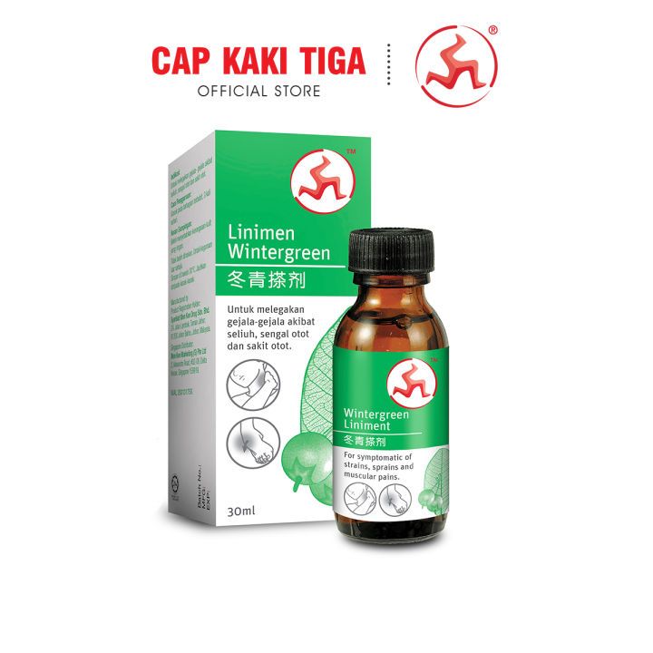 THREE LEGS WINTERGREEN LINIMENT 30ML