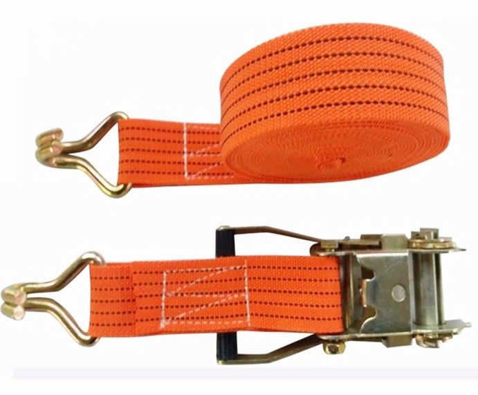 2" x 10M x 5 Tons Heavy Duty Ratchet Strap Tie-Down With Metal Lock