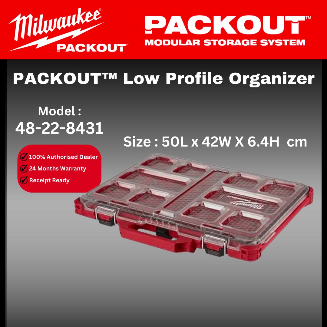 Milwaukee PACKOUT Organizer / 48-22-8431 / Hardwarre Organizer / Screw Storage / Storage Box