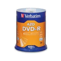 VERBATIM DVD-R 4.7GB 16X CAKE BOX 100PCS - 95102