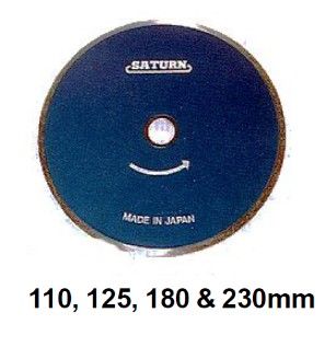 SATURN DIAMOND CUTTING WHEEL RIM (WET) : SM-4.5Y