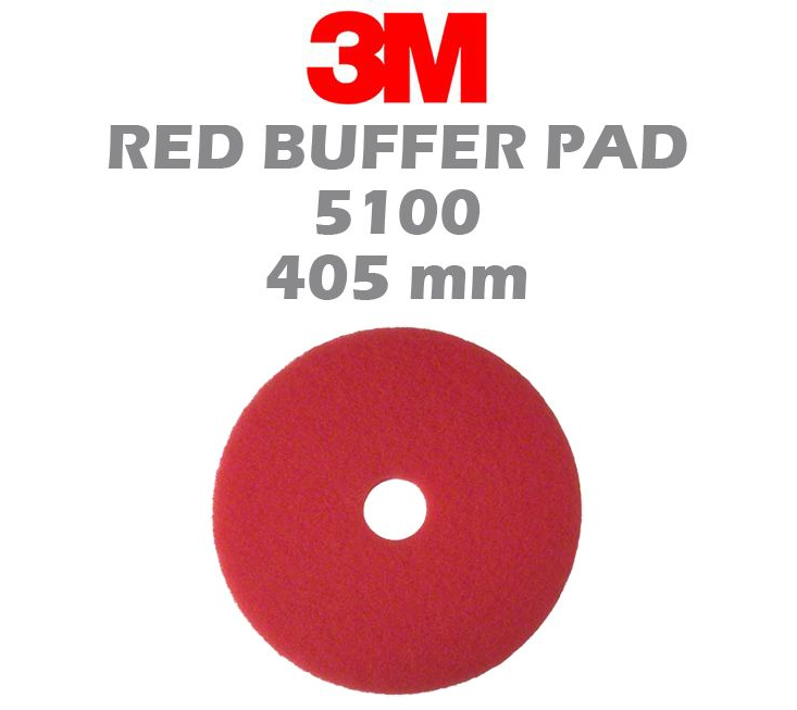 3M RED BUFFER PAD 5100 (5PCS)