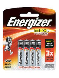 BATTERY ENERGIZER AAA (20 PICES -1 BOX)