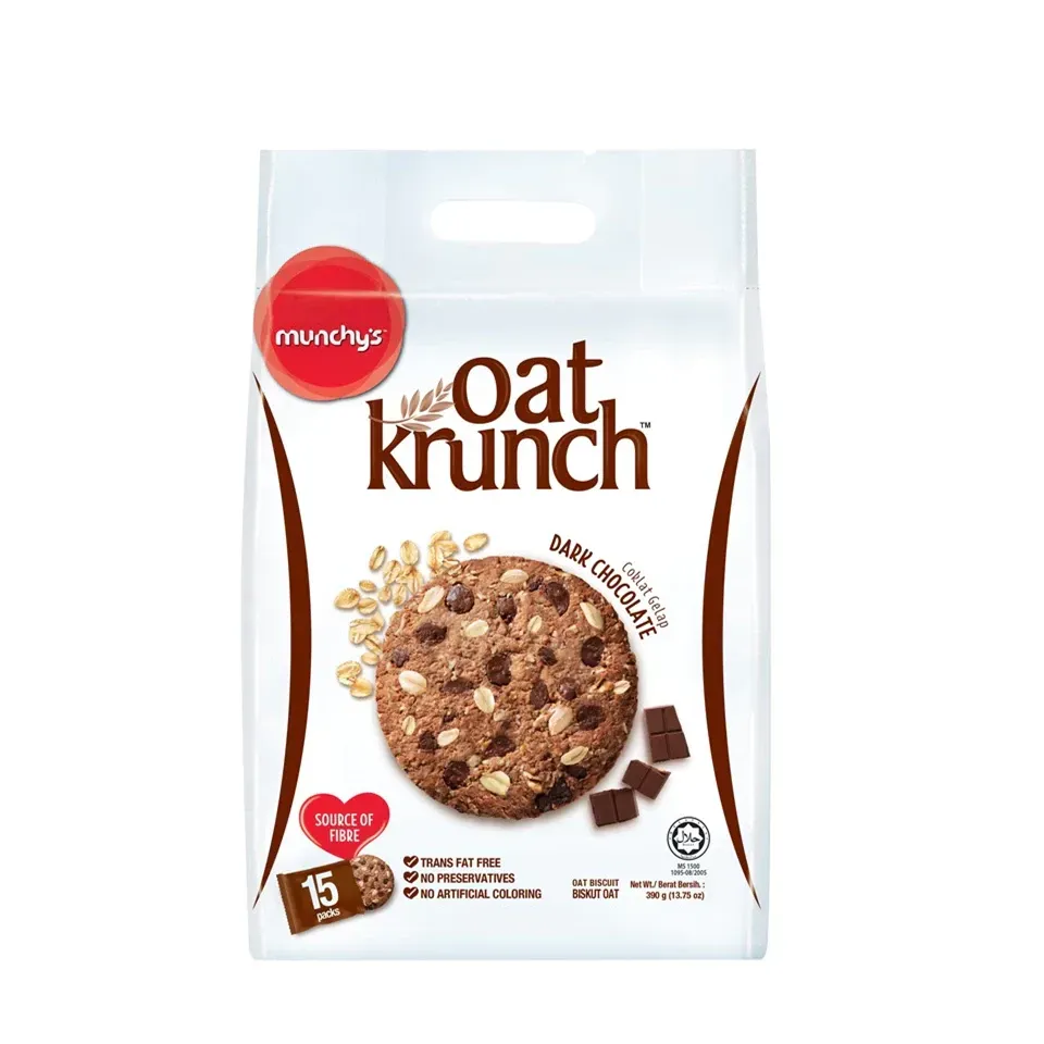 Munchy's Biscuit Oat Krunch Dark Chocolate 390G / Pack