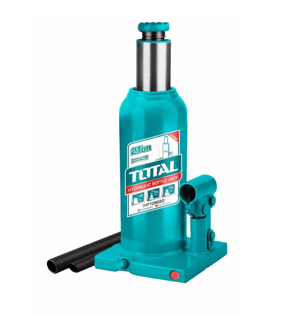 TOTAL Hydraulic Bottle Jack (2 Ton-12 Ton)