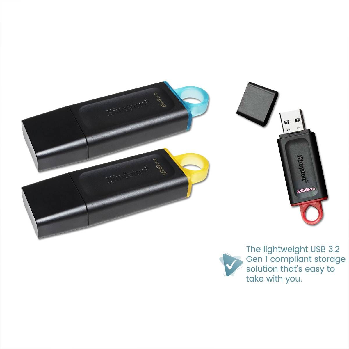 KINGSTON USB 3.2 GEN 1 DATATRAVELER® EXODIA™ (64 GB)