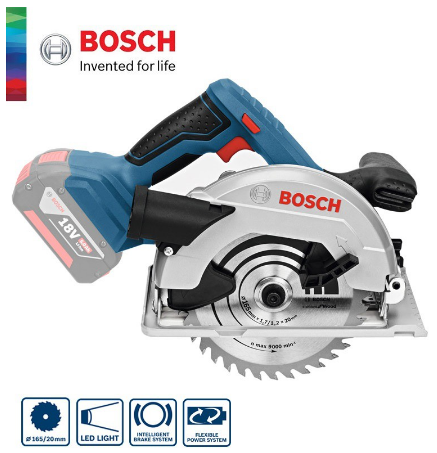 Bosch GKS 18V-57Cordless Circular Saw Professional Solo Without Battery/Charger