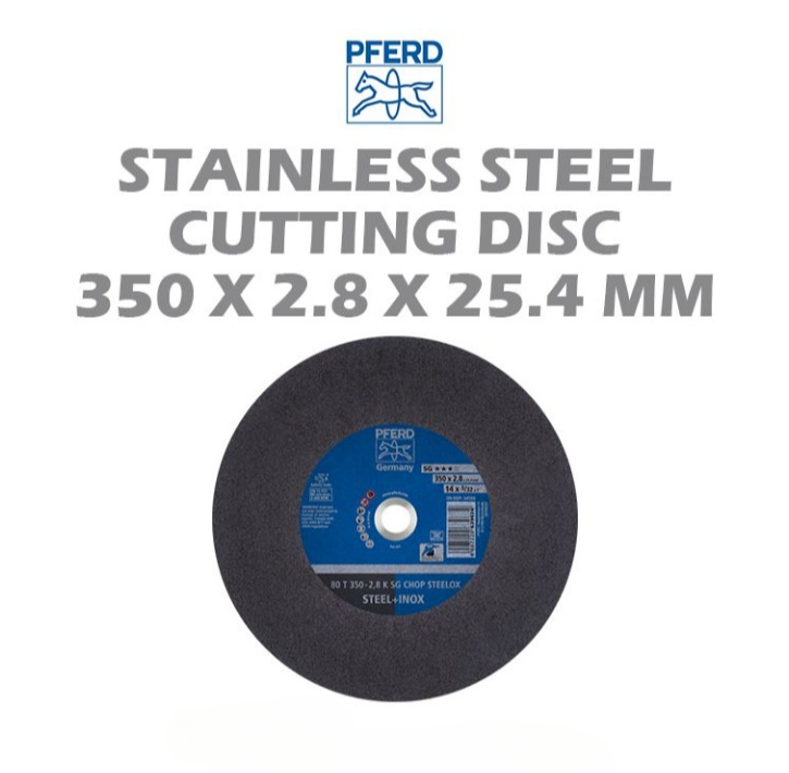 PFERD STAINLESS STEEL CUTTING DISC 350MM X 2.8MM
