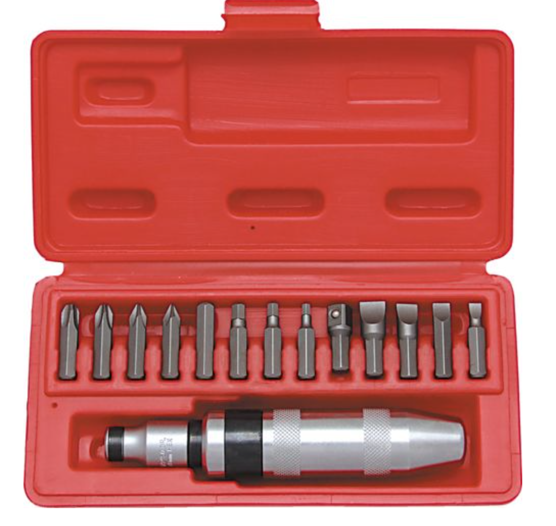 *KENNEDY KEN5737100K 15-PCE IMPACT DRIVER SET1/2" SQ. DR.