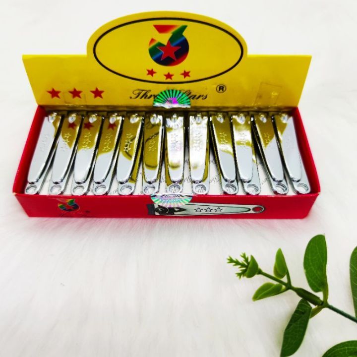 Nail Clippers  / Pemotong Kuku Three Star 3802 1Box  24's NC-3802-KK