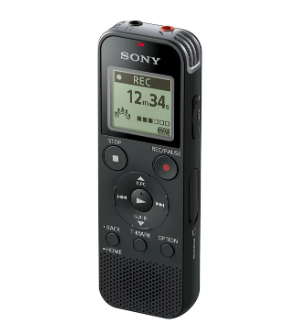SONY PX470 4GB DIGITAL PX SERIES VOICE RECORDER WITH MICROSD CARD SLOT, BUILT IN S-MICROPHONE SYSTEM RECORD (ICD-PX470)