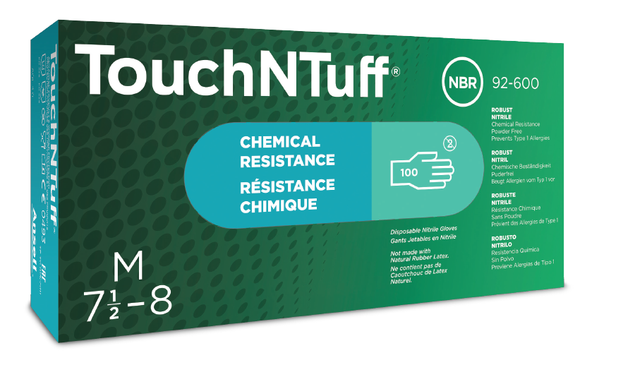 NITRILE GLOVE ANSELL TOUCHTUFF 92-600 - REF SIZE S/M/L/XL