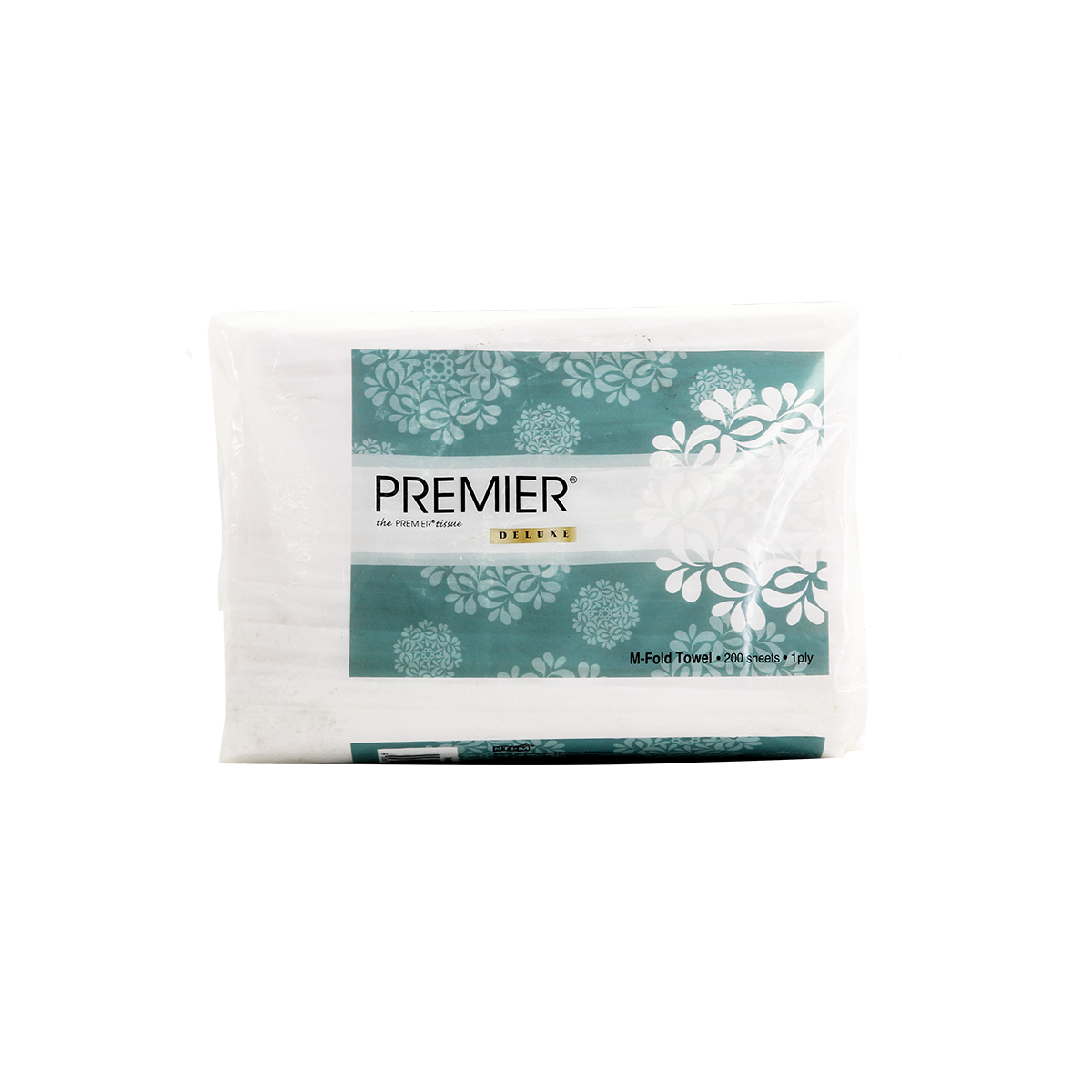 Premier Deluxe M-Fold Hand Towel (1 Ply, Pulp Paper) 200's x 20 Pkt/Ctn