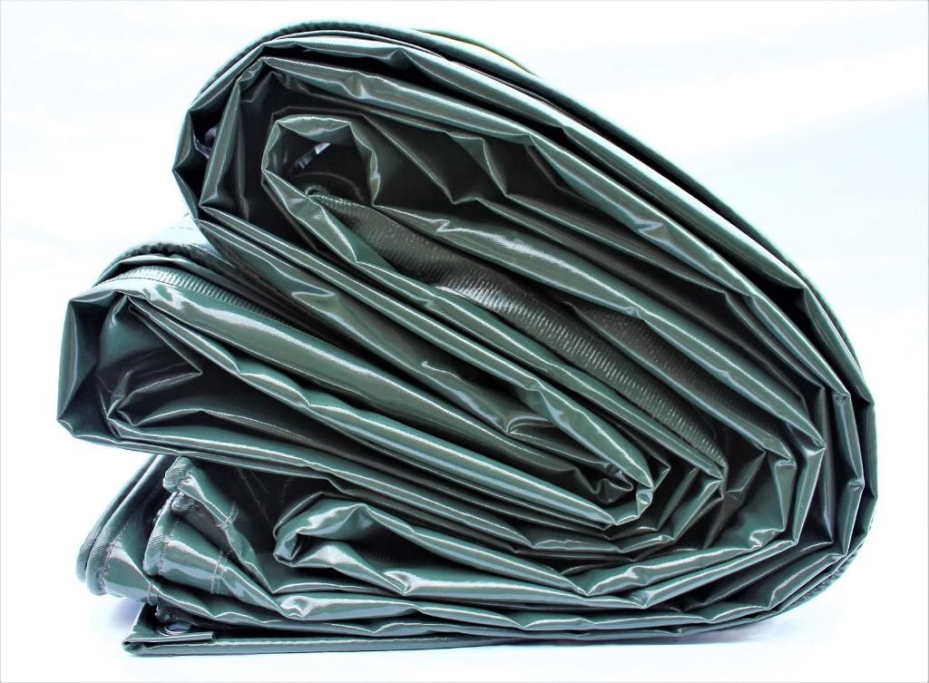 CANVAS GREEN 20 FEET x 20 FEET PVC TARPAULIN VINYLON HEAVY DUTY