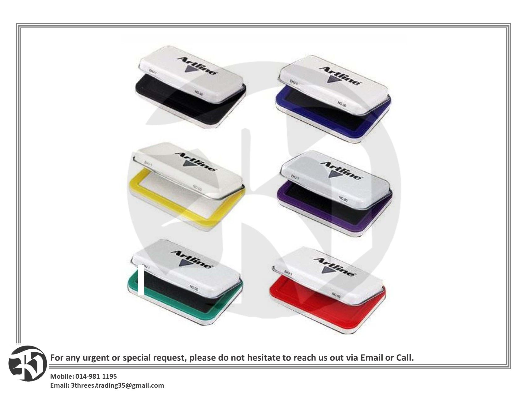 Artline stamp pad EHJ-1 (40x63mm)