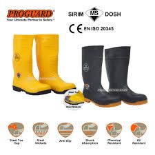 PROGUARD R3 Safety Wellington Rubber Boot Steel Toe Cap Steel Plate