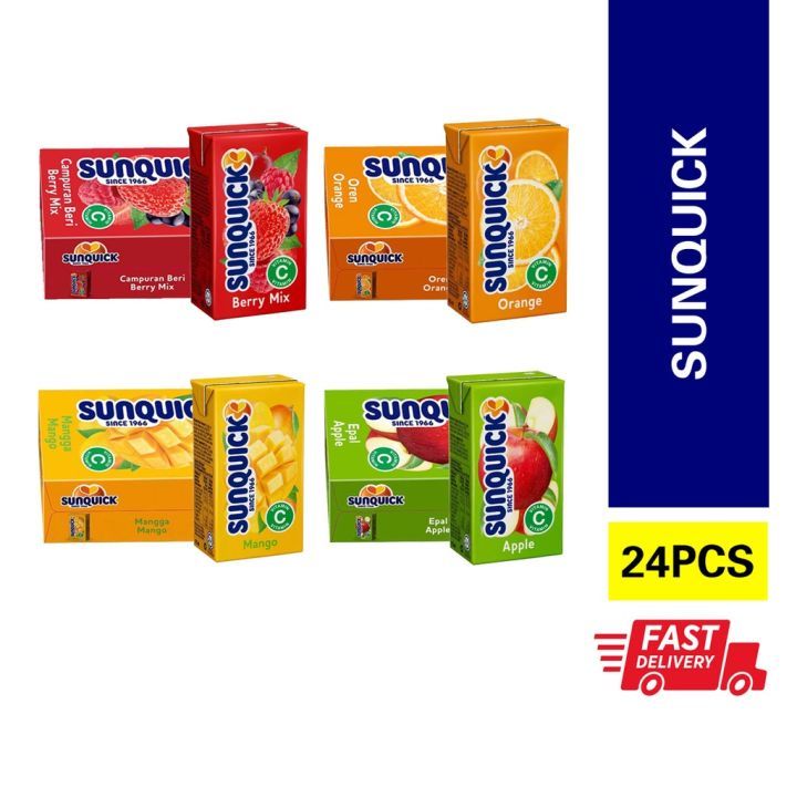 Sunquick Mix Berries Fruit Drink 24 x 125ml