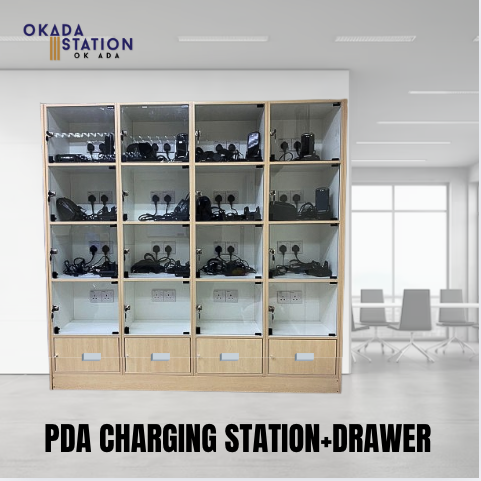 PDA CHARGING STATION WITH DRAWER / PDA STATIONS