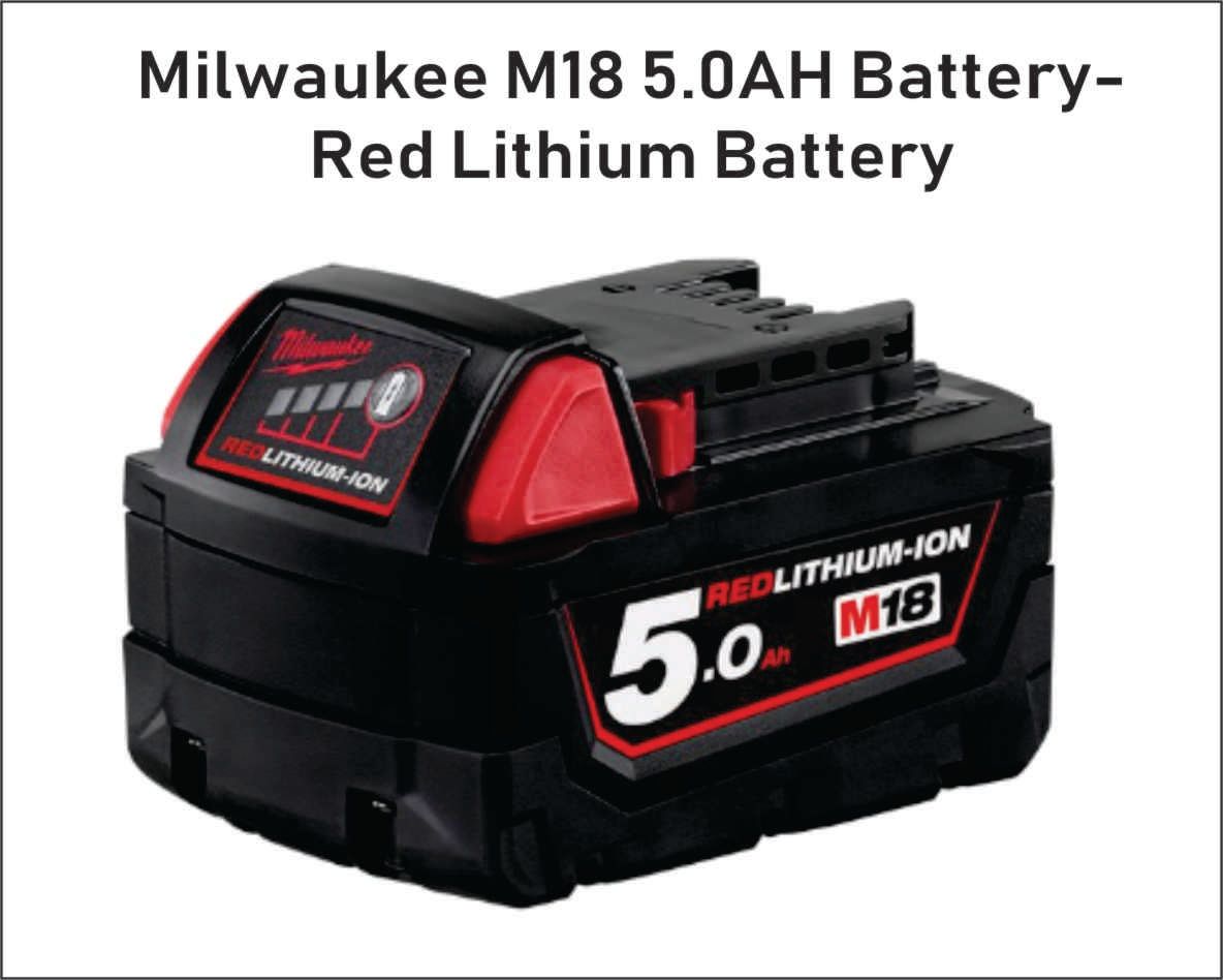 Milwaukee M18™ 5.0Ah REDLITHIUM™-ION Battery M18 B5