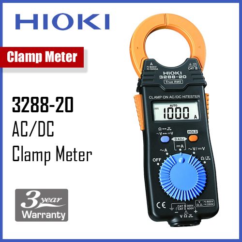 HIOKI 3288-20 CLAMP METER AC/DC 1000AMP