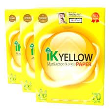 IK Yellow (Indah Kiat) A4 paper 70 gsm 450 Sheets