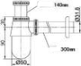 ABAGNO 1 1/4" Basin bottle trap