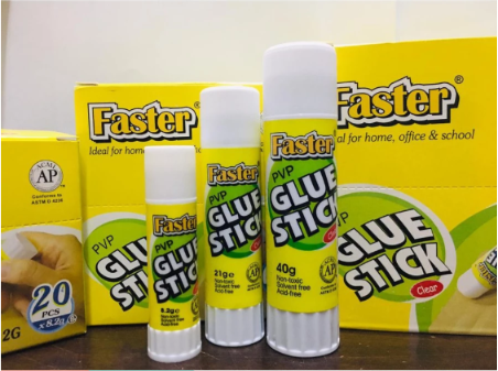 FASTER GLUE STICK (VALUE PACK) 8.2GM 2 IN 1 / 21GM 2 IN 1 8.2GM (2 IN 1) SGL-82-KK
