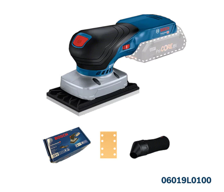 BOSCH GSS 18V-13 PROFESSIONAL CORDLESS ORBITAL SANDER (SET) (06019L0100)