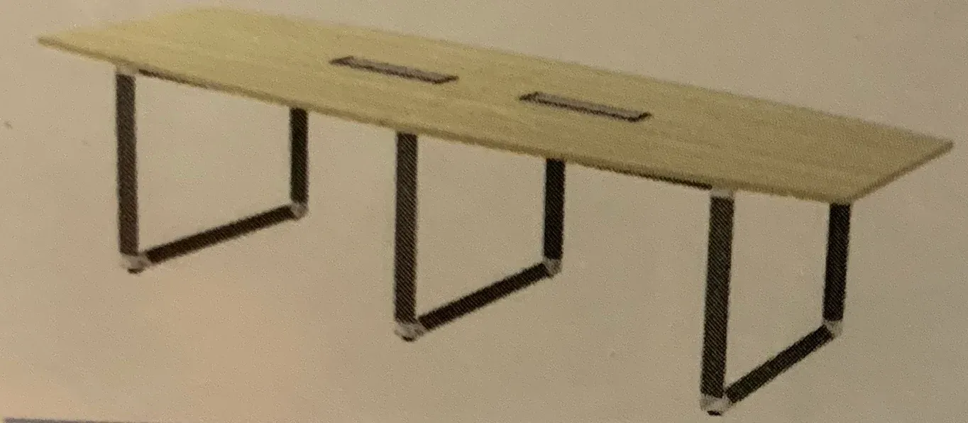 12鈥�CATIRA BOAT-SHAPE CONFERENCE TABLE
