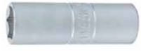 JONNESWAY SPARK PLUG SOCKET, SIZE: 1/2"DR. X 21MM