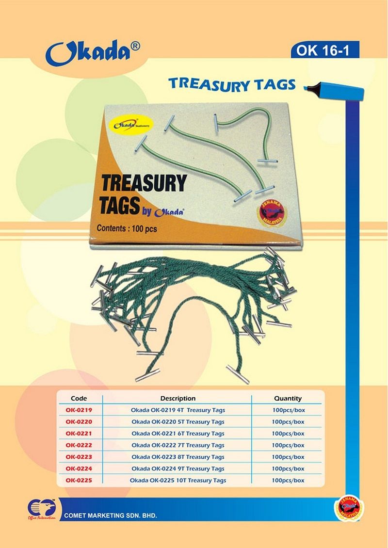 TREASURE TAG /Okada /Treasure tag /Tag /100pcs /Okada Treasure Tag