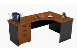 SUPERIOR COMPACT TABLE WITH MOBILE PEDESTAL 2D1F
