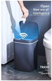 Smart Trash Can Light Intelligent Automatic Sensor Touchless Tong Sampah (16 Liter)