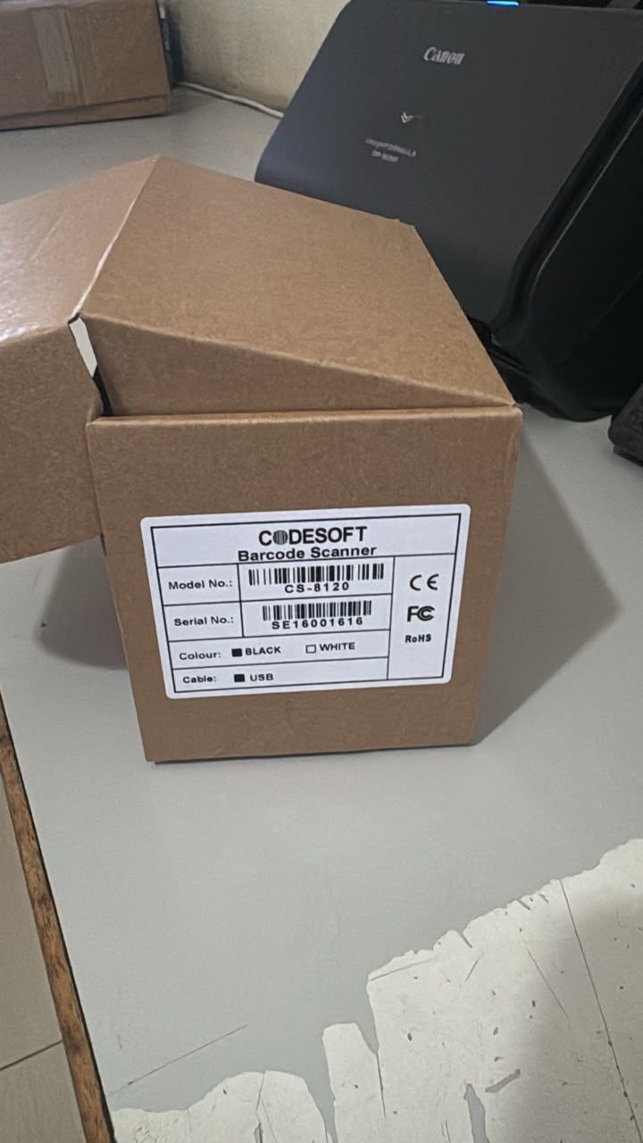 Codesoft Barcode Scanner (Model CS-8120)